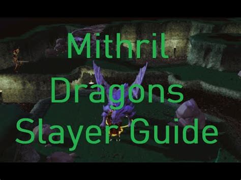 As with all dragons, an Anti-dragon shield, a Dragonfire shield, Super antifire potion or Protect from Magic prayer are essential when fighting them. . Mithril dragons rs3
